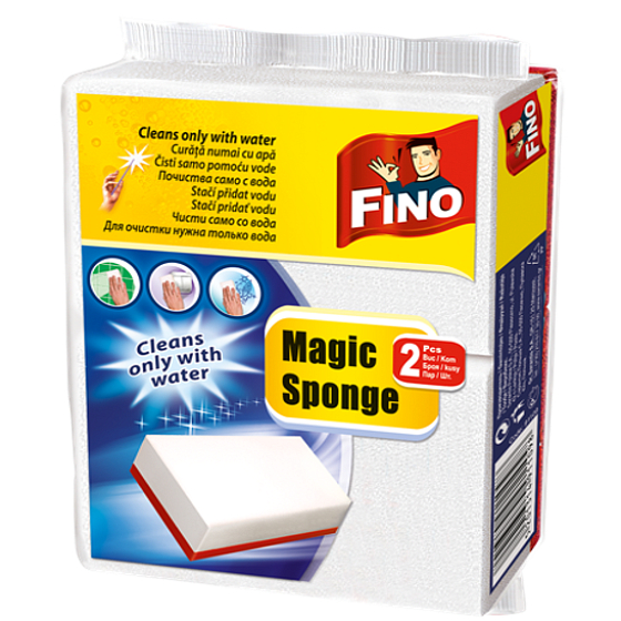 Fino Kouzelná houba na odolnou špínu 11 x 7 cm 2 kusy