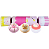 Bomb Cosmetics Fairy Godmother Cracker šumivý balistik do koupele 3 x 160 g, kosmetická sada