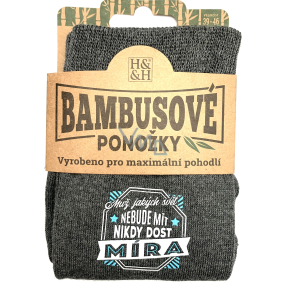 Albi Bambusové ponožky Míra, velikost 39 - 46