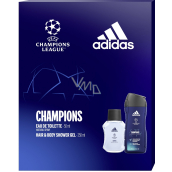 Adidas UEFA Champions League Edition VIII toaletní voda 50 ml + sprchový gel 250 ml, dárková sada pro muže