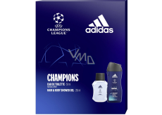 Adidas UEFA Champions League Edition VIII toaletní voda 50 ml + sprchový gel 250 ml, dárková sada pro muže