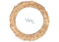 Slaměný věnec 25 cm