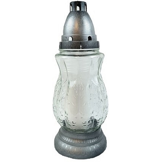 Bolsius Lampa skleněná Lístečky 26 cm 100 g