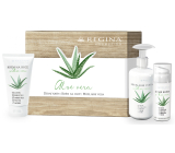 Regina Aloe Vera denní krém 50 ml + micelární voda 250 ml + krém na ruce 75 ml, kosmetická sada