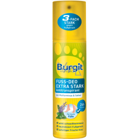 Burgit Footcare Extra Strong antitranspirant na nohy sprej 175 ml
