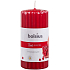 Bolsius Aromatic True Scents Pomegranate - Granátové jablko vonná svíčka válec rýhovaný 60 x 12 mm
