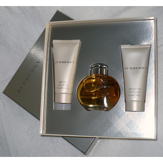 Burberry Burberry for Woman parfémovaná voda 100 ml + tělové mléko 100 ml + sprchový gel 100 ml, dárková sada