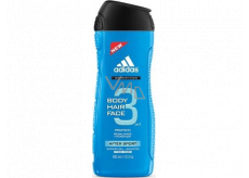 Adidas 3 After Sport sprchový gel na tělo a vlasy pro muže 400 ml