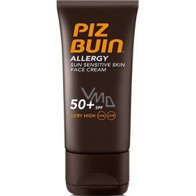 Piz Buin Allergy SPF50 opalovací krém na obličej 50 ml