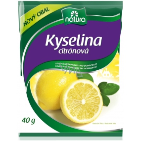 Natura Kyselina citrónová do potravin osvědčený přípravek pro domácnost 40 g
