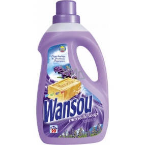 Wansou Marseille Soap Lavender tekutý prací prostředek 20 dávek 1,4 l
