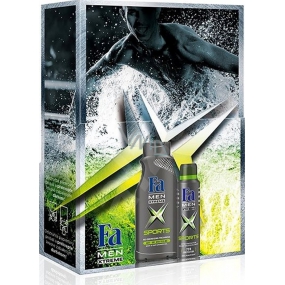 Fa Men Xtreme Sport sprchový gel 400 ml + antiperspirant deodorant sprej 150 ml, kosmetická sada