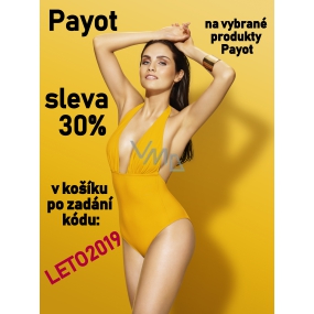 Sleva 30% na vybrané produkty značky Payot, V košíku zadej kód LETO2019