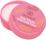 Dermacol Nail Polish Remover Pads odlakovací tamponky na nehty 13 ml