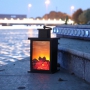 ImPap Lampa s efektem hořícího krbu Led světlo 24,5 x 14 cm