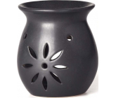 Emocio Aromalampa keramická černá mat 87 x 105 mm