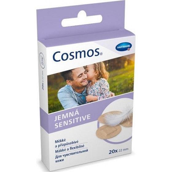 Cosmos Sensitive jemná náplast kulatá 20 kusů