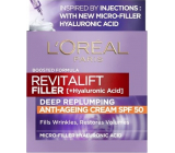 Loreal Paris Revitalift Filler Anti-ageing Cream SPF50 pleťový krém 50 ml