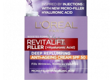 Loreal Paris Revitalift Filler Anti-ageing Cream SPF50 pleťový krém 50 ml