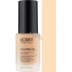 Korff Cure Make Up Fluid Foundation Lifting Effect fluidní liftingový make-up 01 Creamy 30 ml