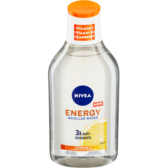 Nivea Energy micelární voda s vitamínem C pro všechny typy pleti 400 ml