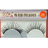 EyelaShes Umělé řasy s lepidlem 09 Černé 1 pár