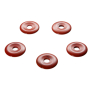 Jaspis červený Donut přírodní kámen 30 mm, kámen úplné péče