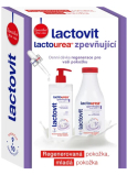 Lactovit Lactourea zpevňující tělové mléko pro velmi suchou pokožku 400 ml + zpevňující sprchový gel pro velmi suchou pokožku 500 ml, kosmetická sada