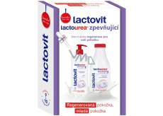 Lactovit Lactourea zpevňující tělové mléko pro velmi suchou pokožku 400 ml + zpevňující sprchový gel pro velmi suchou pokožku 500 ml, kosmetická sada