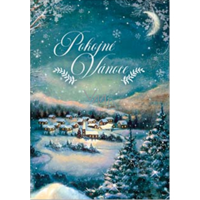 Ditipo Hrací přání Pokojné Vánoce Hana Ulrychová, Petr Ulrych - Nad horami vyšla hvězda 224 x 157 mm