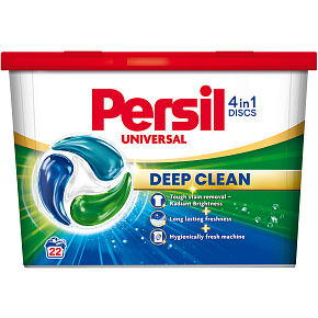 Persil prací kapsle Discs 4v1 Universal 22 dávek Persil prací kapsle Discs 4v1 Universal 22 dávek
