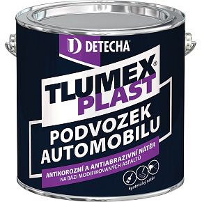 Tlumex Plast antikorozní barva na auto a podvozek, černá, 2 kg Tlumex Plast antikorozní barva na auto a podvozek, černá, 2 kg
