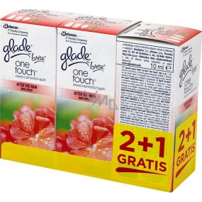 Brise One Touch Vůně svěžího deště mini sprej náhradní náplň 3 x 10 ml