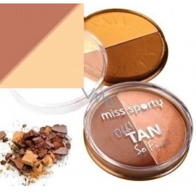 Miss Sporty Ohh! Tan-So-Fine 01 DUO Bronzing powder pro stále opálenou pleť 6,2g