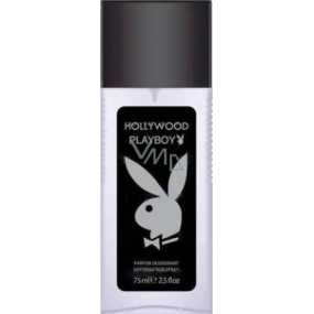 Playboy Hollywood parfémovaný deodorant sklo pro muže 75 ml