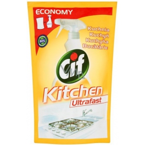 Cif Kuchyň Ultrafast tekutý čisticí přípravek náhradní náplň 500 ml