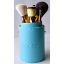 Be Chic! Blue Perfect sada 7 kusů kosmetických štětců se syntetickými, kozími a štětinami z poníka, kosmetická sada