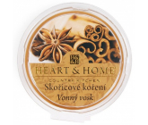 Heart & Home Skořicové koření Sojový přírodní vonný vosk 27 g