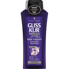 Gliss Kur Fiber Therapy šampon na namáhavé vlasy 250 ml