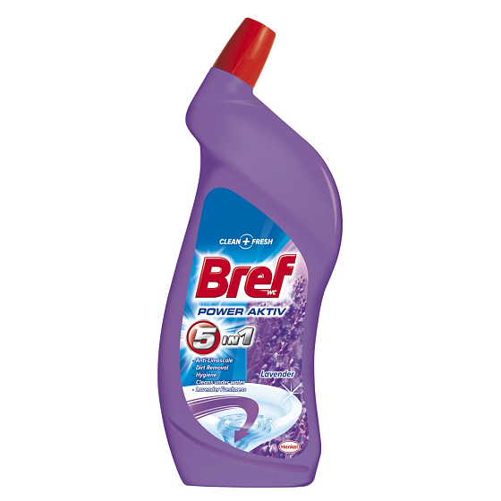 Bref Levandule 5v1 WC gelový čistič 750 ml