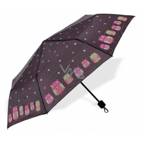 Albi Original Deštník skládací Premium Sovy 24 x 4 cm