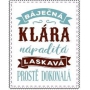 Albi Skládací taška na zip do kabelky se jménem Klárka 42 x 41 x 11 cm