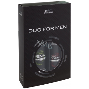 Alpa Windsor Duo For Men pěna na holení pro muže 200 ml + deodorant sprej pro muže 150 ml, kosmetická sada