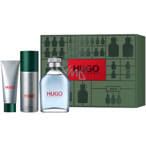 Hugo Boss Hugo Man toaletní voda pro muže 125 ml + deodorant sprej 150 ml + sprchový gel 50 ml, dárková sada