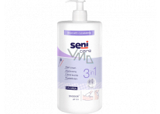 Seni Care 3v1 Mycí tělový bezoplachový krém Ph 5,5, 3% Urea 1000 ml dávkovač