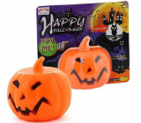 Rappa Halloween Dekorace dýně se zvukovým a světelným efektem 10 cm