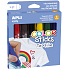 Apli Color Sticks temperové barvy na textil mix barev 6 x 6 g, sada