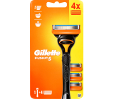 Gillette Fusion5 holicí strojek + náhradní hlavice 4 kusy, pro muže