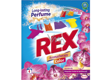 Rex Aromatherapy Color Malaysian Orchid & Sandalwood prací prášek na barevné prádlo 4 dávky 240 g