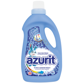 Azurit Univerzální tekutý prací prostředek na bílé a barevné prádlo pro praní při nízkých teplotách 25 dávek 1000 ml